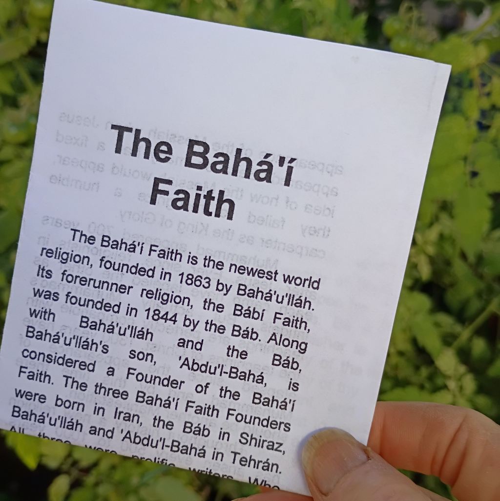 The Bahá’í Faith